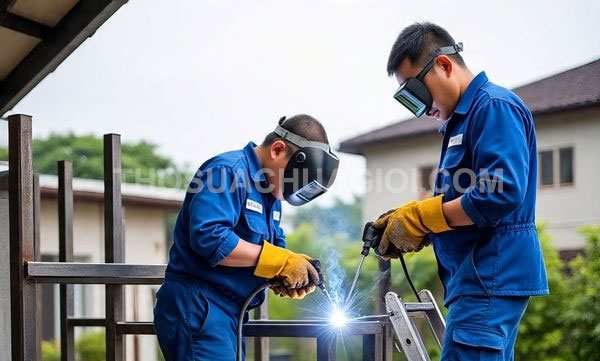 Thợ hàn sắt inox phường An Phú mới gọi 10 phút có mặt