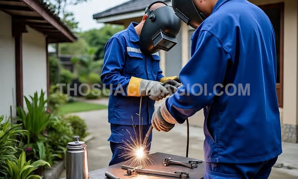 Thợ hàn sắt inox phường Bình Trị Đông mới gọi 10 phút có mặt