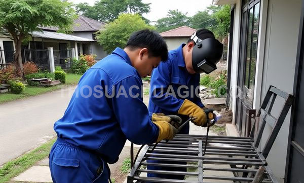Thợ hàn sắt inox phường Cát Lái mới giá rẻ 15 phút đến nơi