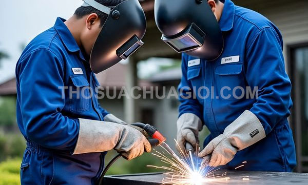 Thợ hàn sắt inox phường Linh Xuân mới chất lượng 30 phút có