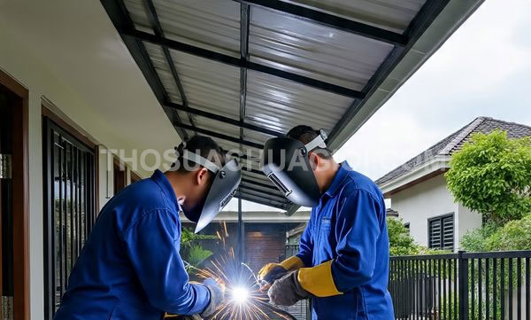 Thợ hàn sắt inox phường Long Phước mới giá rẻ 25 phút có mặt