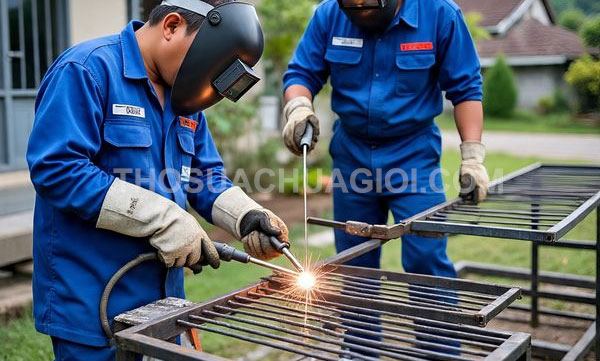Thợ hàn sắt inox phường Tân Đông Hiệp mới gọi 10 phút có mặt