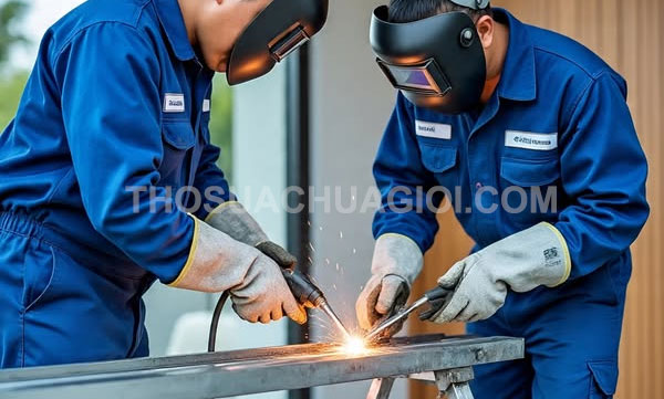 Thợ hàn sắt inox phường Tân Tạo mới liên hệ 20 phút có
