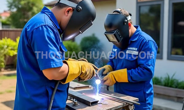 Thợ hàn sắt inox phường Trung Mỹ Tây mới giá rẻ 15 phút đến nơi