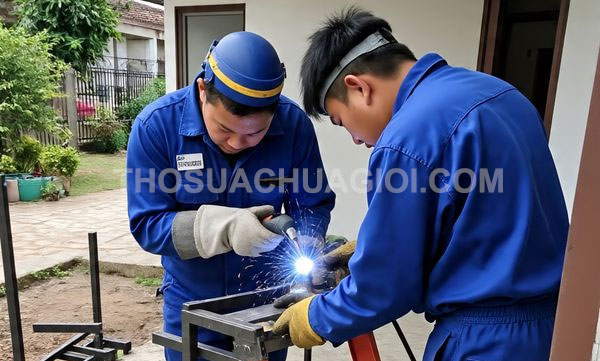 Thợ hàn sắt inox xã An Nhơn Tây mới giá rẻ 25 phút có mặt