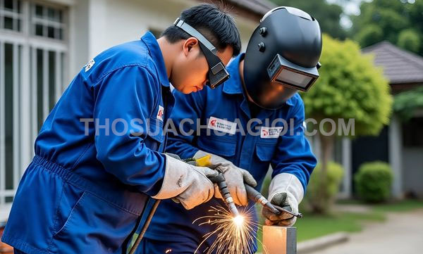 Thợ hàn sắt inox xã Xuân Thới Sơn mới gọi 10 phút có mặt