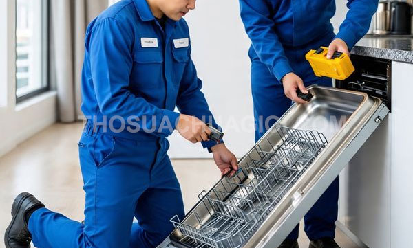 Thợ sửa máy rửa chén tại Bình Tân chỉ cần 20 phút có mặt