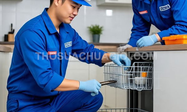 Thợ sửa máy rửa chén phường Diên Hồng mới giá rẻ 25 phút có mặt