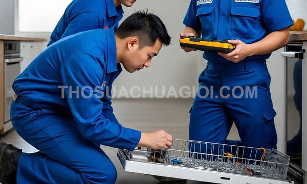 Thợ sửa máy rửa chén phường Gia Định mới chất lượng 30 phút có