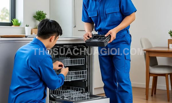 Thợ sửa máy rửa chén phường Hạnh Thông mới giá rẻ 25 phút có mặt