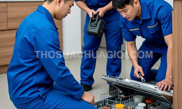 Thợ sửa máy rửa chén phường Hòa Bình mới gọi 10 phút có mặt