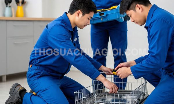 Thợ sửa máy rửa chén phường Hòa Hưng mới chất lượng 30 phút có