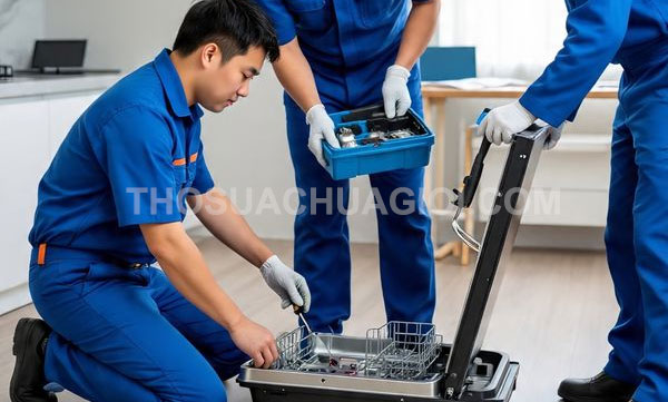 Thợ sửa máy rửa chén phường Nhiêu Lộc mới giá rẻ 15 phút đến nơi