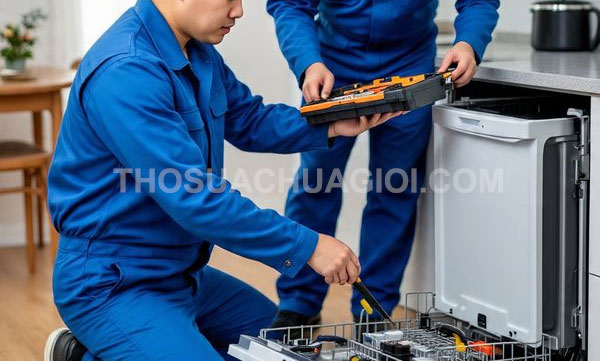 dịch vụ Thợ sửa máy rửa chén phường Phú Lâm