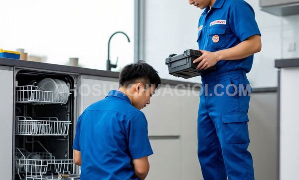 Thợ sửa máy rửa chén tại Tân Bình báo giá rẻ 15 phút đến nơi