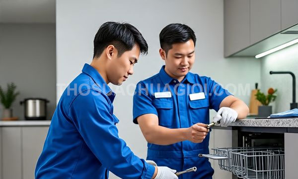 Thợ sửa máy rửa chén phường Tân Mỹ mới gọi 10 phút có mặt