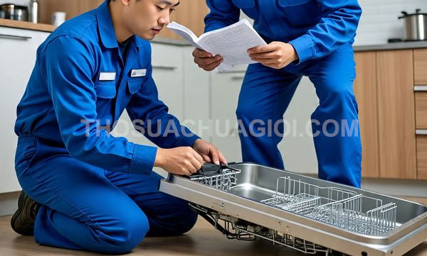 Thợ sửa máy rửa chén phường Tân Sơn Nhất mới giá rẻ 25 phút có mặt