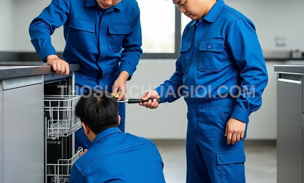 Thợ sửa máy rửa chén phường Tân Thới Hiệp mới giá rẻ 15 phút đến nơi
