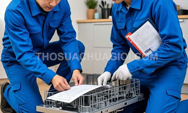 Thợ sửa máy rửa chén phường Xóm Chiếu mới chất lượng 30 phút có