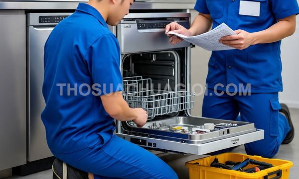 Thợ sửa máy rửa chén xã Bình Mỹ mới chất lượng 30 phút có
