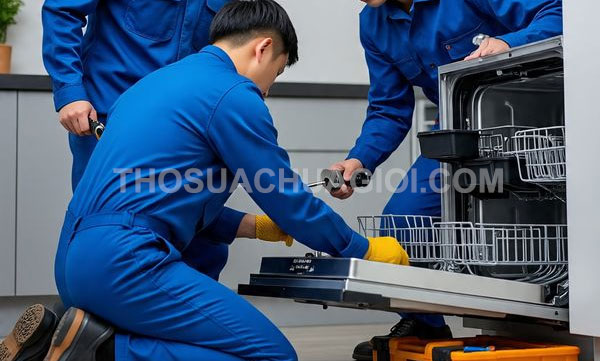 Thợ sửa máy rửa chén xã Hiệp Phước mới gọi 10 phút có mặt