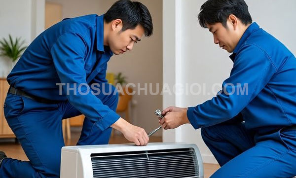 Thợ tháo lắp máy lạnh phường Tân Thới Hiệp mới gọi 10 phút có mặt