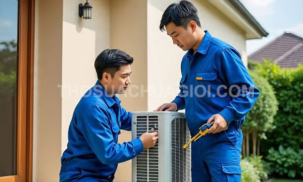 Thợ tháo lắp máy lạnh phường Tân Thuận mới giá rẻ 15 phút đến nơi