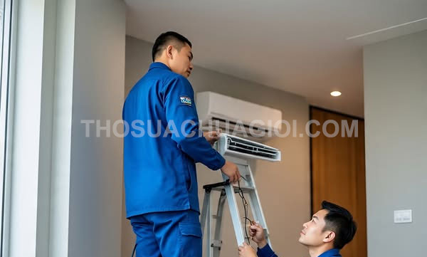Thợ tháo lắp máy lạnh xã Bình Hưng mới chất lượng 30 phút có