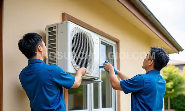 Thợ tháo lắp máy lạnh xã Bình Mỹ mới gọi 10 phút có mặt