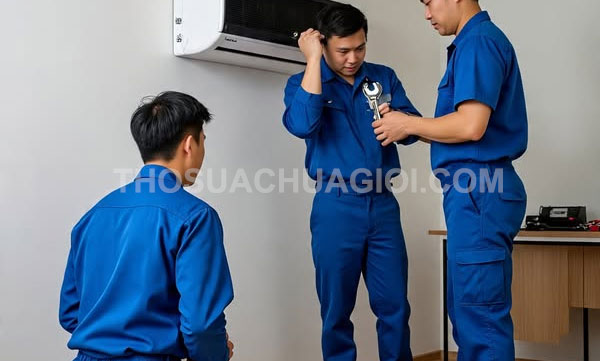 Thợ tháo lắp máy lạnh xã Vĩnh Lộc mới gọi 10 phút có mặt
