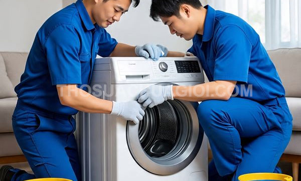 Thợ vệ sinh máy giặt phường Tân Thới Hiệp mới giá rẻ 15 phút đến nơi