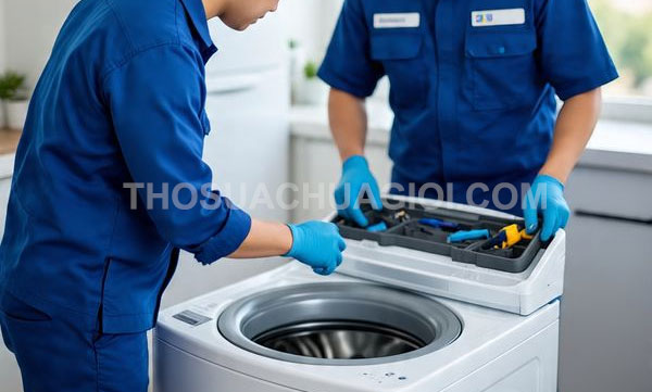 Thợ vệ sinh máy giặt xã Nhuận Đức mới chất lượng 30 phút có