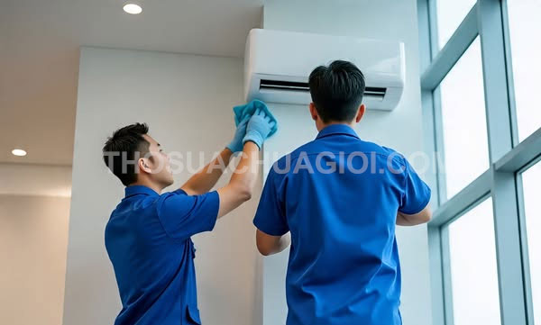 Thợ vệ sinh máy lạnh phường An Phú Đông mới liên hệ 20 phút có