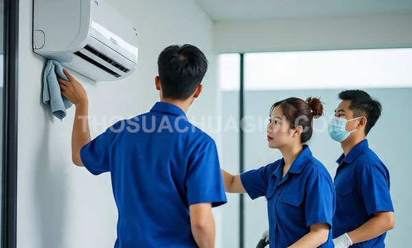 dịch vụ thợ vệ sinh máy lạnh phường Bến Thành