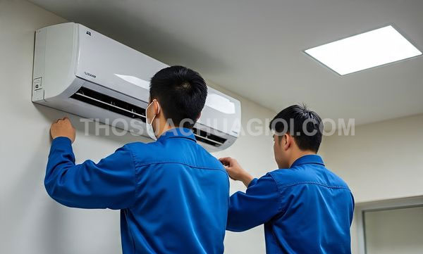 Thợ vệ sinh máy lạnh phường Lái Thiêu mới giá rẻ 25 phút có mặt