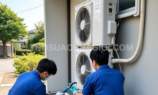 Thợ vệ sinh máy lạnh phường Tam Bình mới giá rẻ 15 phút đến nơi