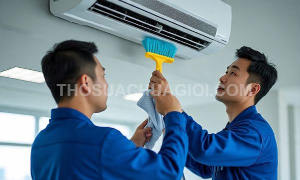 Thợ vệ sinh máy lạnh phường Tân Mỹ mới chất lượng 30 phút có