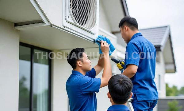 Thợ vệ sinh máy lạnh phường Thuận Giao mới giá rẻ 15 phút đến nơi