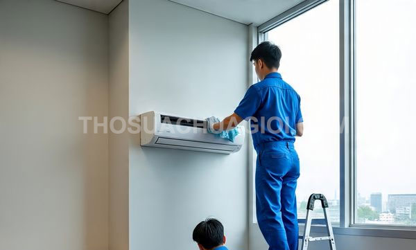 dịch vụ thợ vệ sinh máy lạnh phường Trung Mỹ Tây