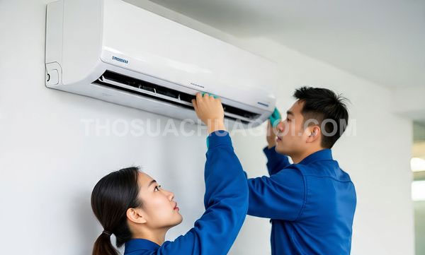 Thợ vệ sinh máy lạnh xã Bình Mỹ mới gọi 10 phút có mặt