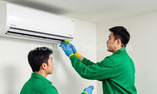 Thợ vệ sinh máy lạnh xã Hưng Long mới giá rẻ 25 phút có mặt