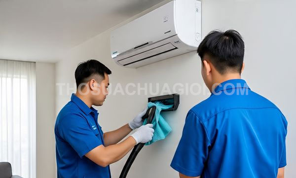 Thợ vệ sinh máy lạnh xã Tân Vĩnh Lộc mới giá rẻ 15 phút đến nơi