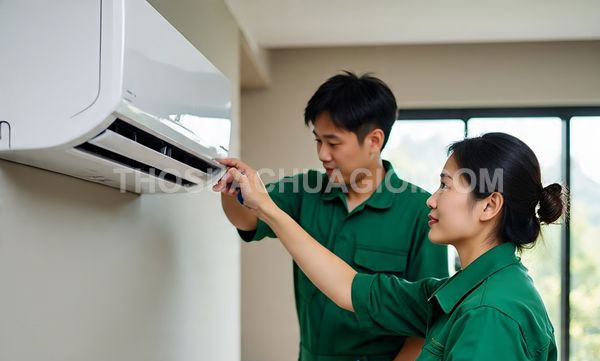dịch vụ thợ vệ sinh máy lạnh xã Thái Mỹ