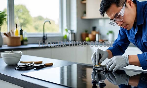 sửa bếp từ xã qui đức