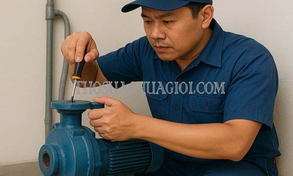 Thợ sửa máy bơm nước tại Thanh Khê uy tín 15 phút đến nơi