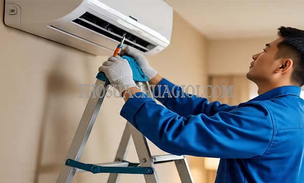 sửa máy lạnh chung cư him lam phú an giá rẻ