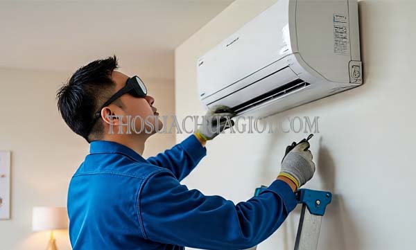 Thợ sửa máy lạnh phường Hàng Gòn mới chất lượng 25 phút có