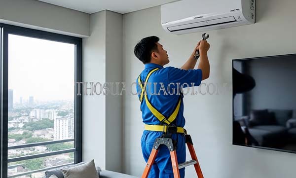 Thợ sửa máy lạnh tại Thanh Khê liên hệ 10 phút có mặt