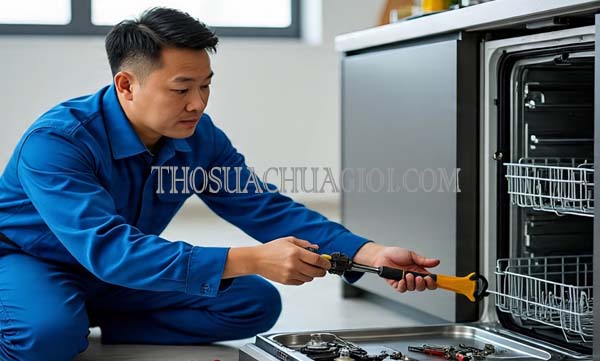 sửa máy rửa chén phường bình lộc