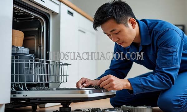 sửa máy rửa chén phường hàng gòn